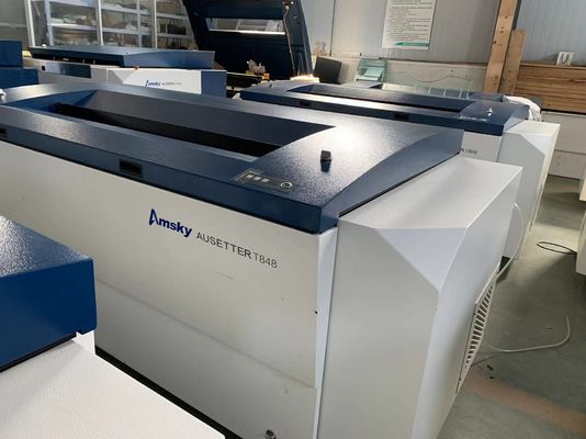 400*350 최소 출력 열 CTP 기계 1130*930 최대 출력 1000KG 호스트 무게 정확 인쇄