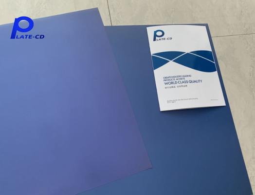 양성 CTCP 인쇄판 레이저 에너지 120-140mJ/cm2 및 노출 에너지 50-85mJ/cm2 60000-80000 인쇄