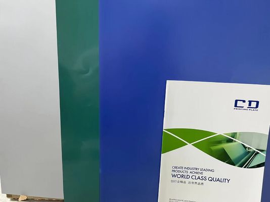 환경 친화적 인 공정 없는 CTP 판 0.15mm-0.30mm 및 130-150mJ/m2 지속 가능한 인쇄를 위해 저 에너지 이미지